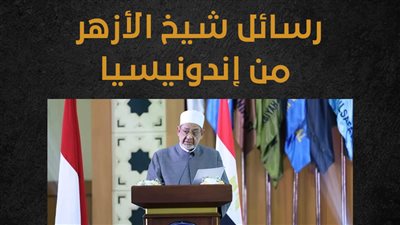 رسائل شيخ الأزهر من إندونيسيا (إنفوجراف)