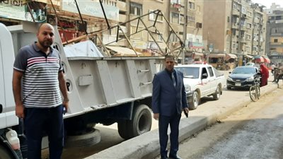 رفع 712 حالة إشغال ثابت ومتحرك في دمنهور بالبحيرة 