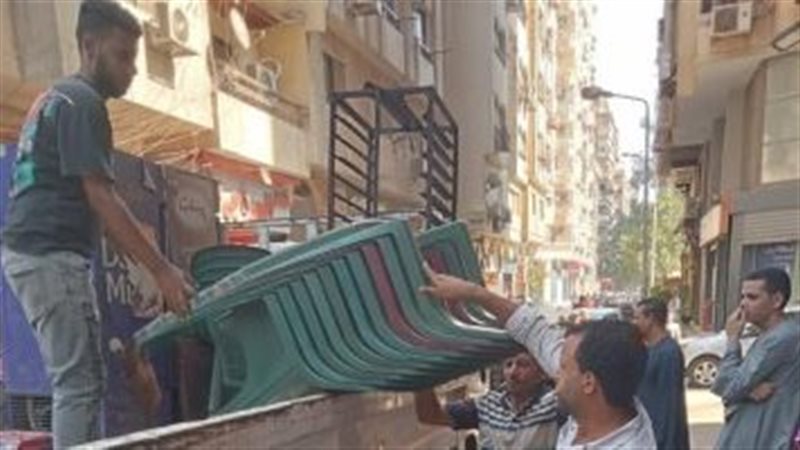 حملة اشغالات بالجيزة،