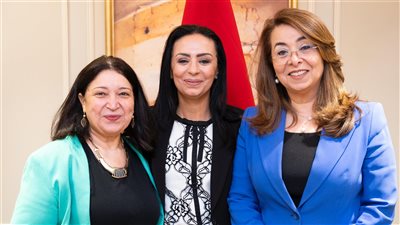 وزيرة التضامن الاجتماعي تستقبل وكيل السكرتير العام للأمم المتحدة (صور)