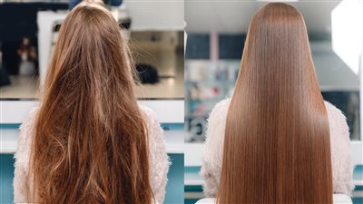 وصفة سهلة وآمنة لفرد الشعر وزيادة طوله ولمعانه 