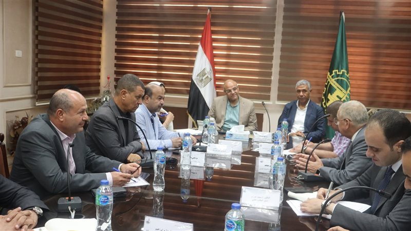محافظ القليوبية خلال