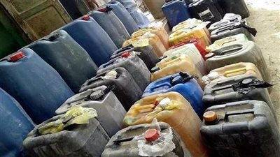 ضبط 4000 لتر سولار وبنزين داخل عهدة باطنية غير مرخصة بالبحيرة 