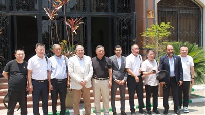 وفد الجامعة الصينية للعلوم يتفقد مركز البحوث الزراعية لبحث التعاون المشترك