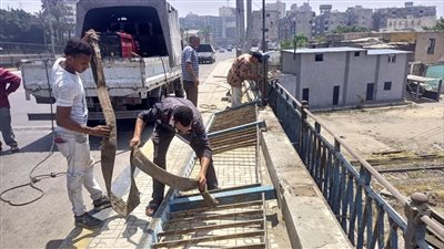 الطرق والكبارى تبدأ إعادة تأهيل كوبري سمنود 