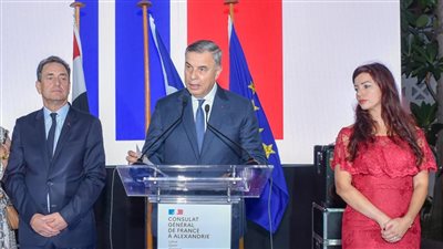 محافظ الإسكندرية يحضر احتفالية عيد فرنسا القومي بالقنصلية العامة