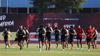 الأهلي يختتم تدريباته لمواجهة الألومنيوم في كأس مصر 