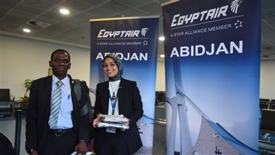 انطلاق أولى رحلات مصر للطيران إلى العاصمة الإيڤوارية أبيدجان