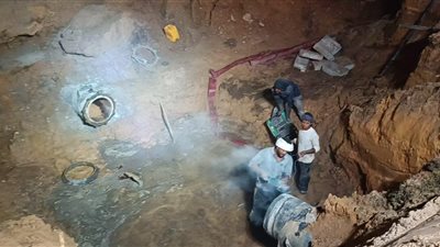  تفاصيل مشروع ضخ المياه لتوسعات العبور الجديدة 