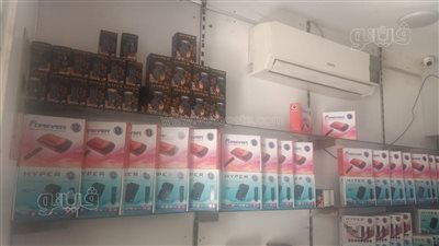 ضبط محل لبيع أجهزة الريسيفر لفك شفرات القنوات الفضائية في الطالبية