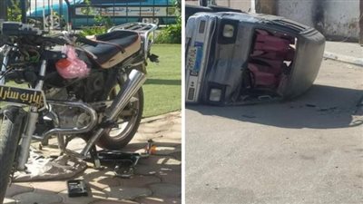 استقرار الحالة الصحية لـ 3 أشخاص بعد إصابتهم في حادث تصادم بالقليوبية