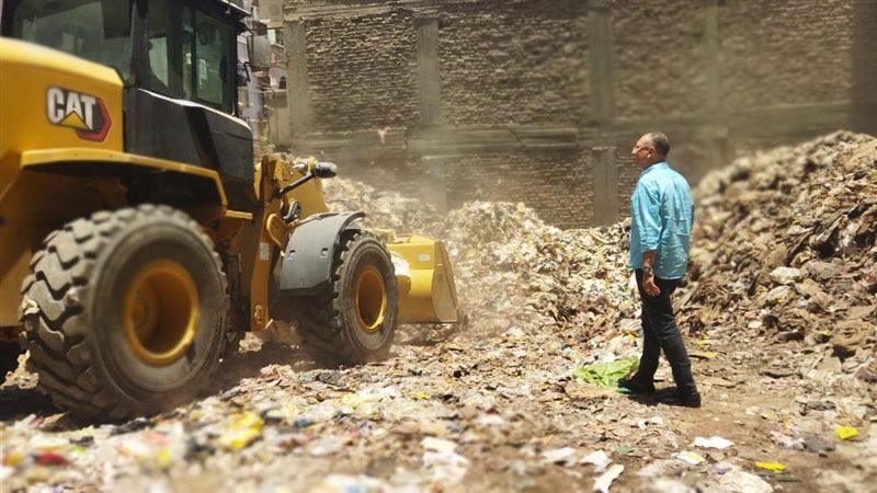 رفع مقلب قمامة بأسيوط،