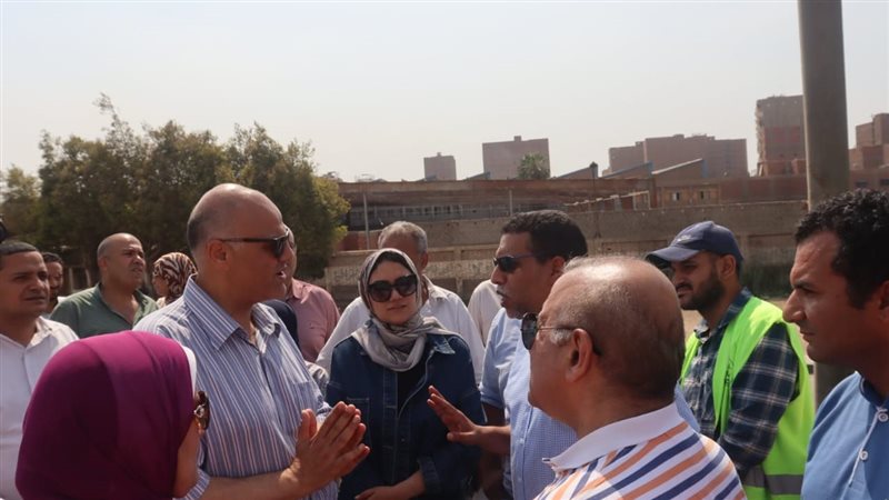 محافظ القليوبية خلال
