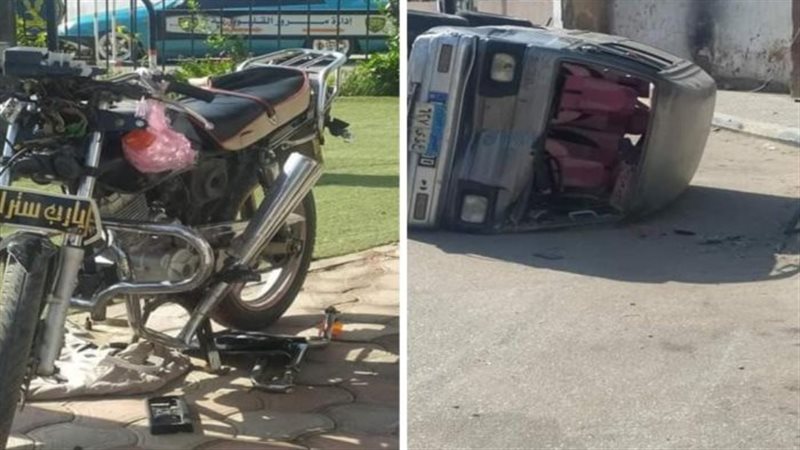 حادث تصادم بالقليوبية