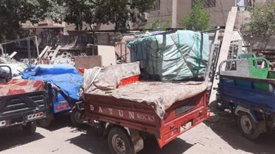 مصادرة 6 تروسيكلات تسير عكس الاتجاه في الجيزة 