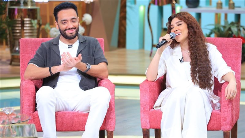 رامي جمال وزوجته،