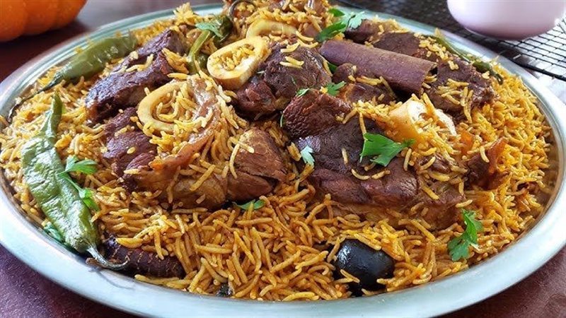 كبسة اللحم 