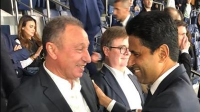 الخليفي يدعو الخطيب إلى اجتماع رابطة الأندية الأوروبية 