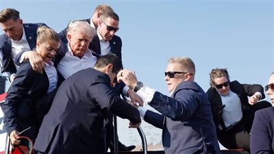 شاهد لحظة إطلاق النار على دونالد ترامب