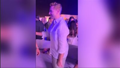  أول ظهور لـ جلال الزكي بعد نجاته من حادث السير الشهير 