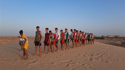 تدريبات لمنتخب الوادي الجديد لمواجهة القليوبية بدوري مراكز الشباب (صور)