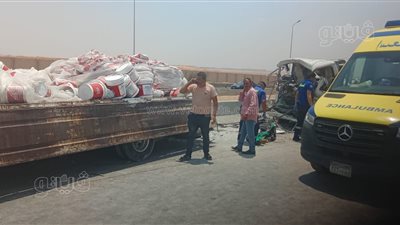 مصرع 3 وإصابة 2 آخرين في حادث تصادم بدائري السلام 