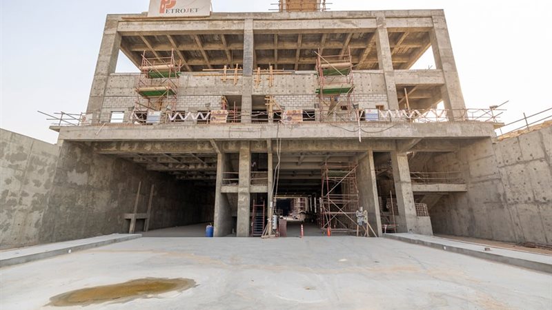 أعمال تنفيذ محطة