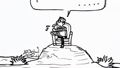 أما الهضبة يقابل نمبر وان في كاريكاتير فيتو