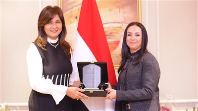 وزيرة التضامن تستقبل رئيس الأمانة الفنية للتحالف الوطني للعمل الأهلي التنموي