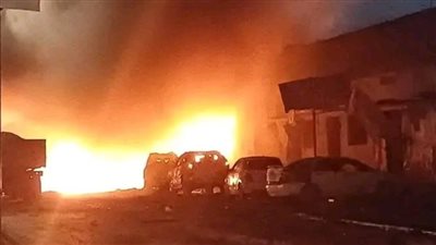 انفجارات ضخمة في مخزن عتاد للحشد الشعبي بالعراق 