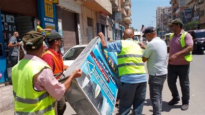 رفع 1100 حالة إشغال طريق مخالف خلال حملات مكبرة بالبحيرة