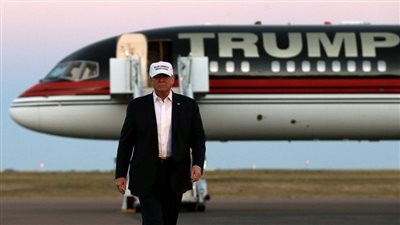  عطل مفاجئ يصيب طائرة ترامب في الجو قرب مونتانا