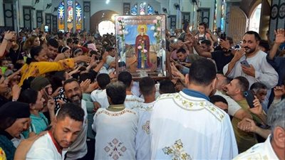 4 أساقف يشاركون في احتفالات دير الأنبا شنودة في سوهاج