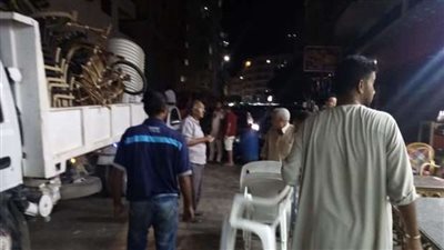 غلق ورشتين ومقهى ورفع 99 حالة إشغال بحملة ليلية بالوراق 
