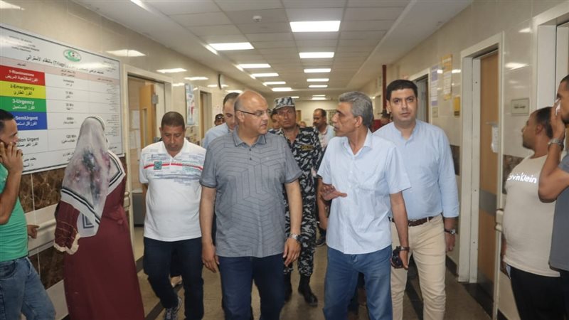 محافظ القليوبية خلال