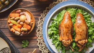 الحمام المحشى بالأرز، أكلة مميز على إفطار يوم عاشوراء 