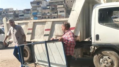 رفع 738 حالة إشغال طريق مخالف خلال حملات مكبرة بنطاق 4 مراكز بالبحيرة