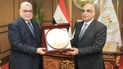 رئيس مجلس الدولة يناقش مع وزير العدل تطوير المنظومة القضائية