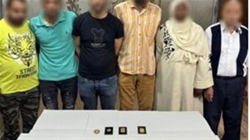 القبض على 6 أشخاص،
