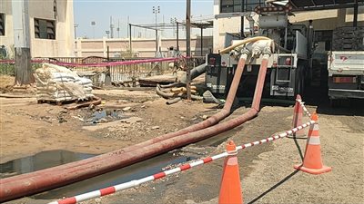 إعادة تشغيل محطة الصرف الصحي الرئيسية بالعريش 