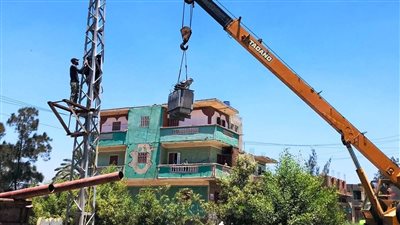 رفع ضغوط المياه لمنطقة سوق أفلاقة الجديد بدمنهور