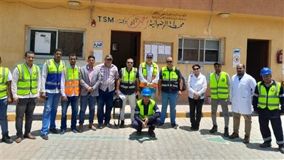 مياه الأقصر تستقبل وفد القابضة للتأكيد على تنفيذ اشتراطات السلامة المهنية 