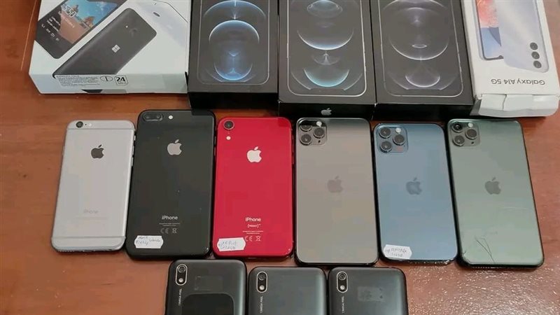 المضبوطات بحوزة رجال