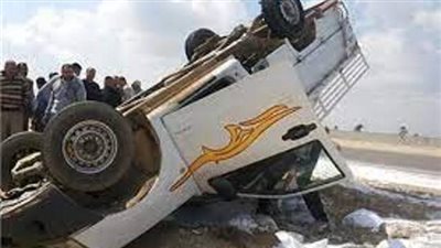 ارتفاع عدد ضحايا حادث الطريق الصحراوي بالمنيا إلى حالة وفاة و21 مصابًا
