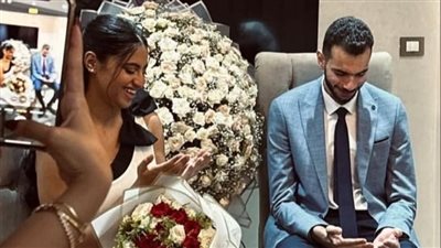 بيومي فؤاد يحتفل بخطوبة نجله محمد (صور)