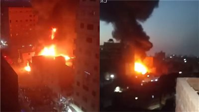  النيابة تطلب تقدير الخسائر الناجمة عن حريق مخزن دهانات بالمرج