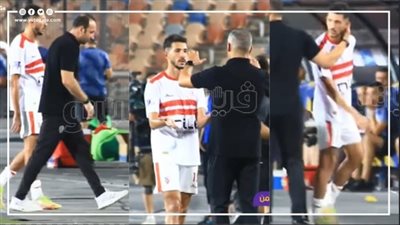 شاهد كيف استقبل جوزيه جوميز أحمد فتوح بعد استبداله أمام بروكسي