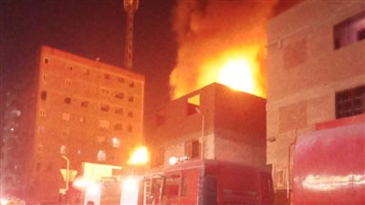 كانت هتولع في المنطقة، القبض على مالك مخزن الدهانات المحترق في المرج (صور)