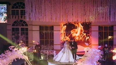 وفاة والد عريس في قاعة حفل زفاف بالشرقية (صور)