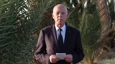 من برج الخضراء، قيس سعيد يعلن ترشحه رسميا للانتخابات الرئاسية (فيديو)